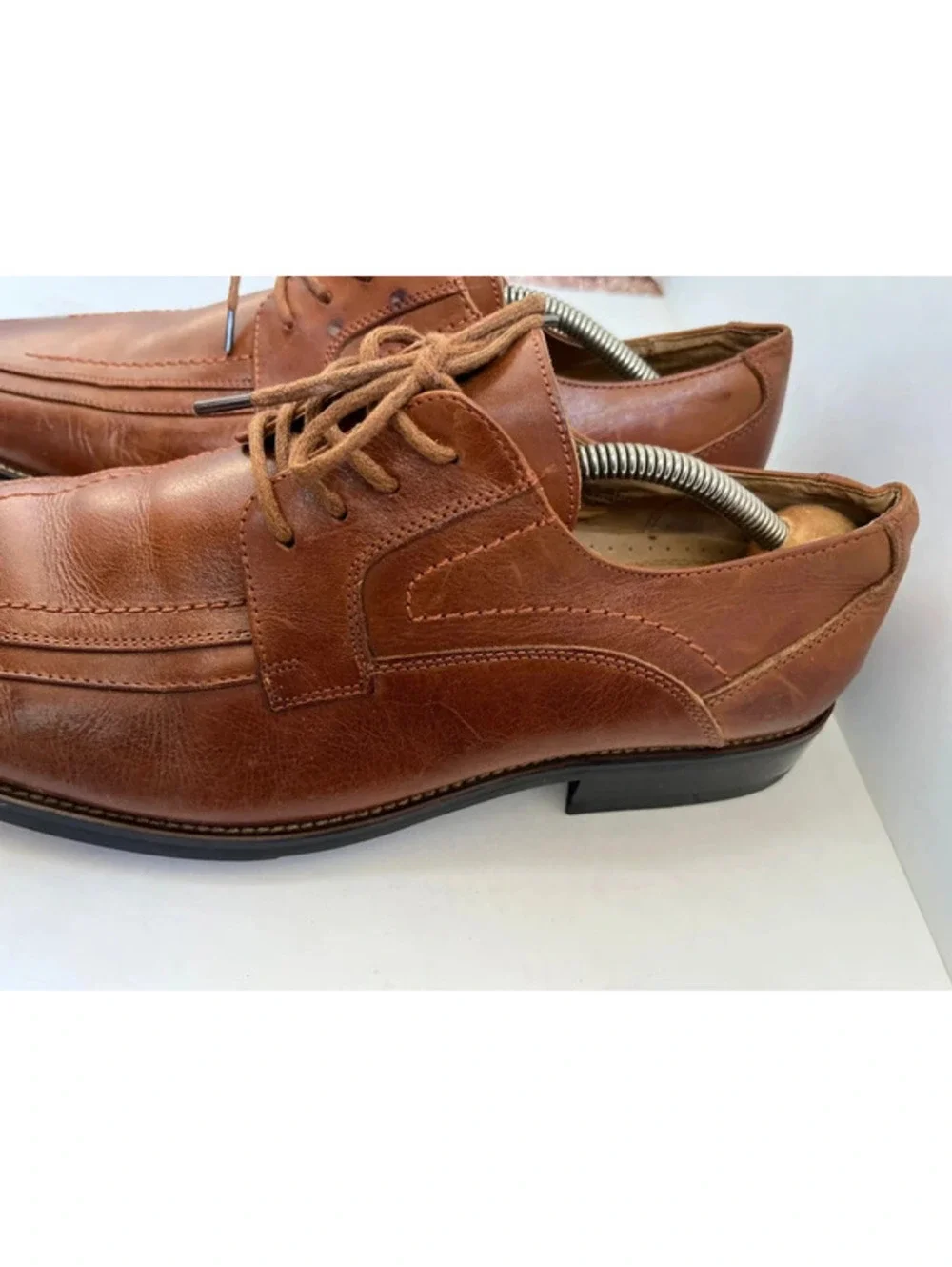 Stacy Adams Corrado Oxford Dress Shoes Bicycle Toe Brown Men's 10.5